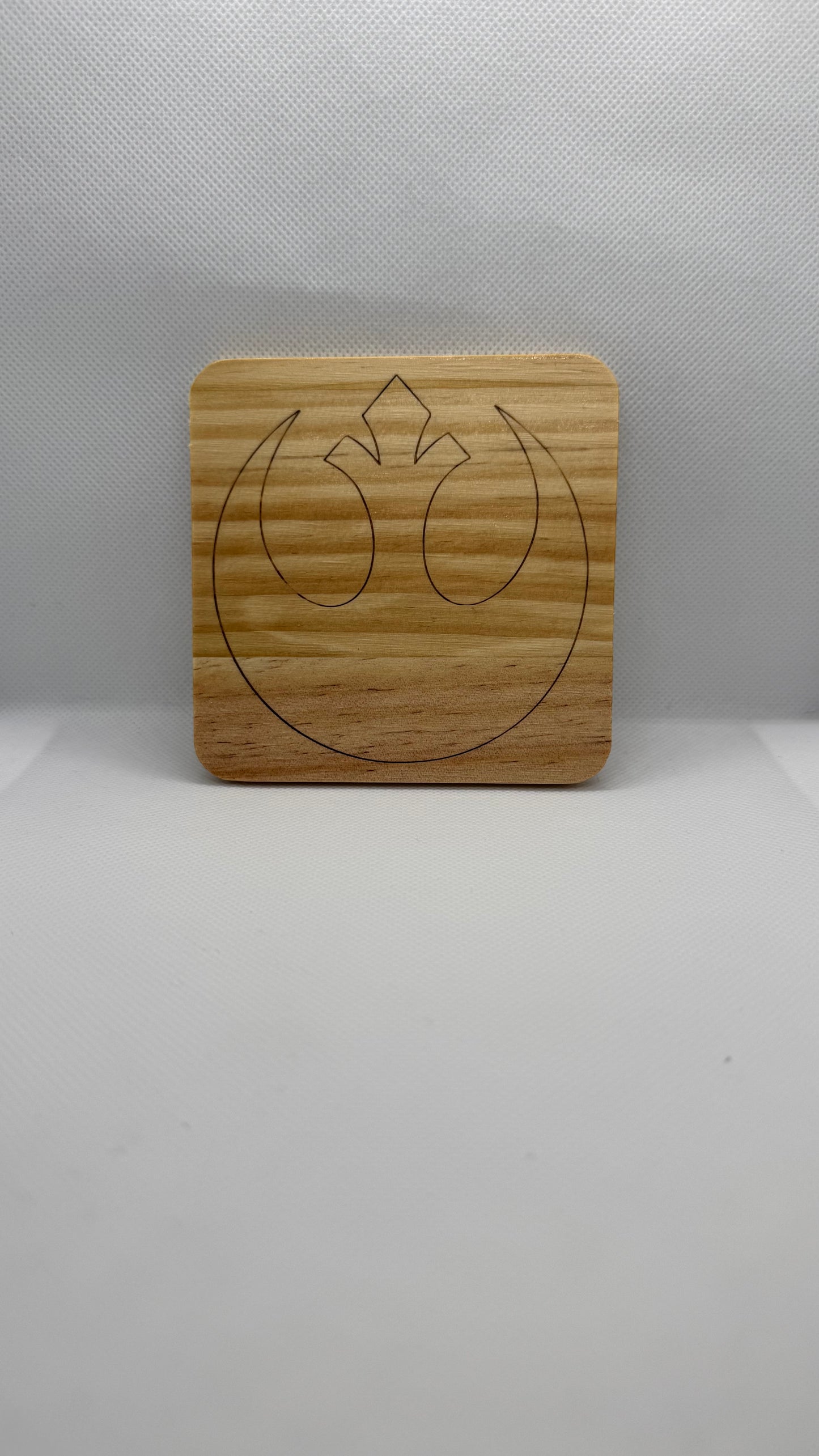 Star Wars Imperial and Rebel Wood Coasters