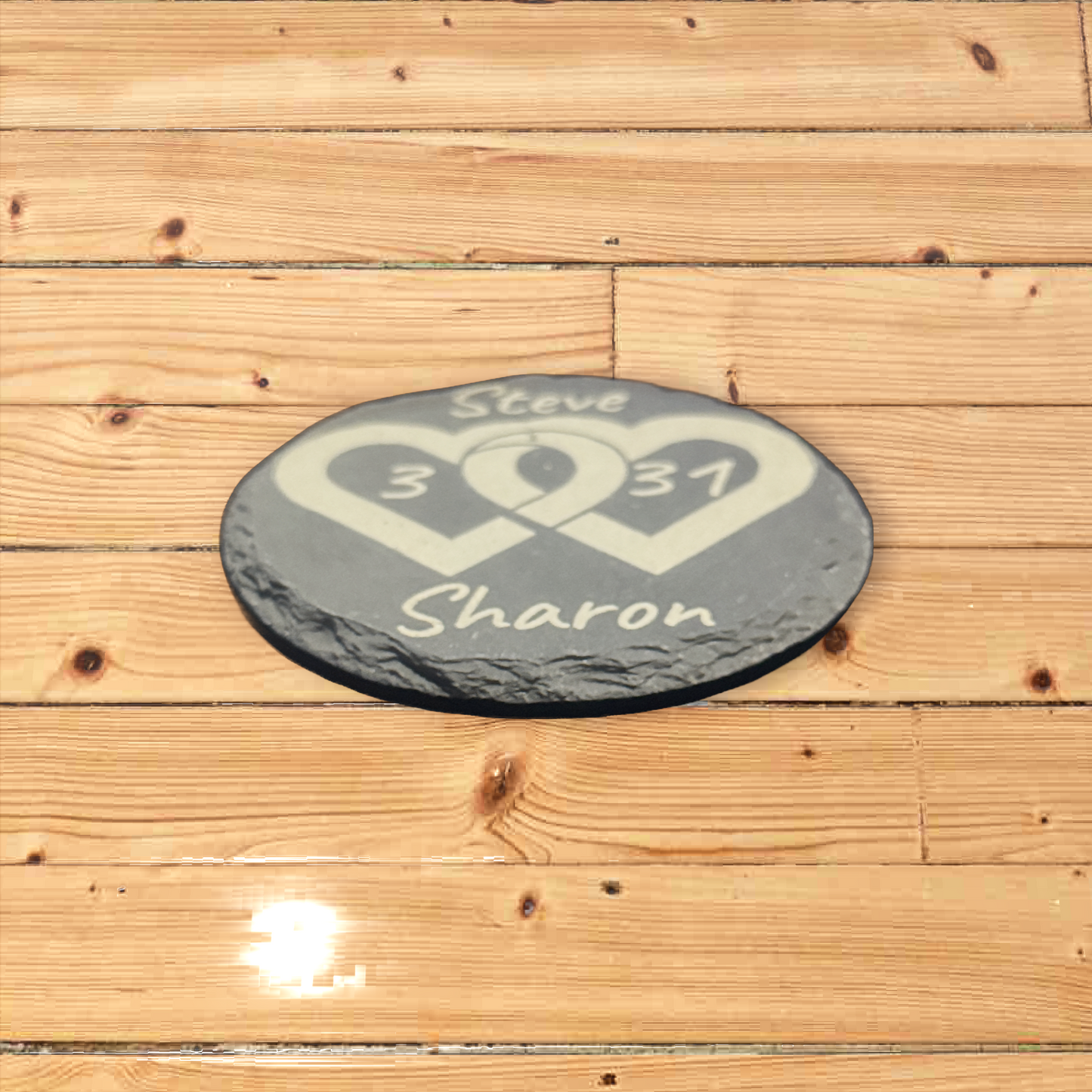 Wedding Anniversary Slate Coaster