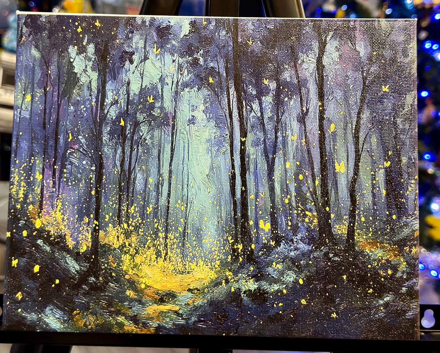 Firefly Forest Canvas Print