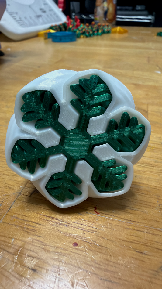 Twisty Christmas Tree Fidget Toy and Decor