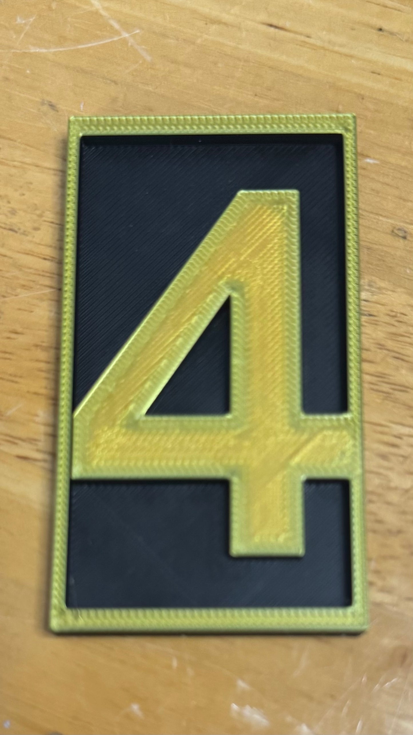 Mailbox House Numbers 3D Printed
