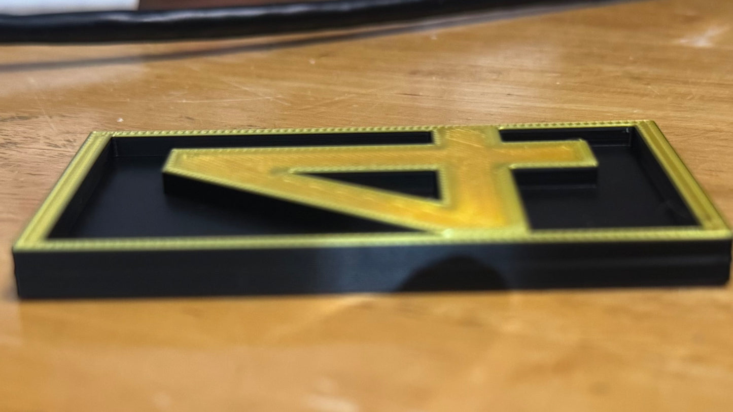 Mailbox House Numbers 3D Printed