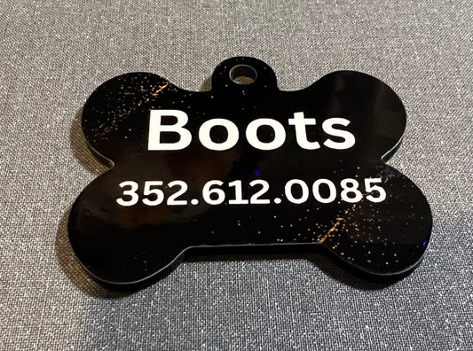 Custom Double Sided Sublimation Animal Name Tag