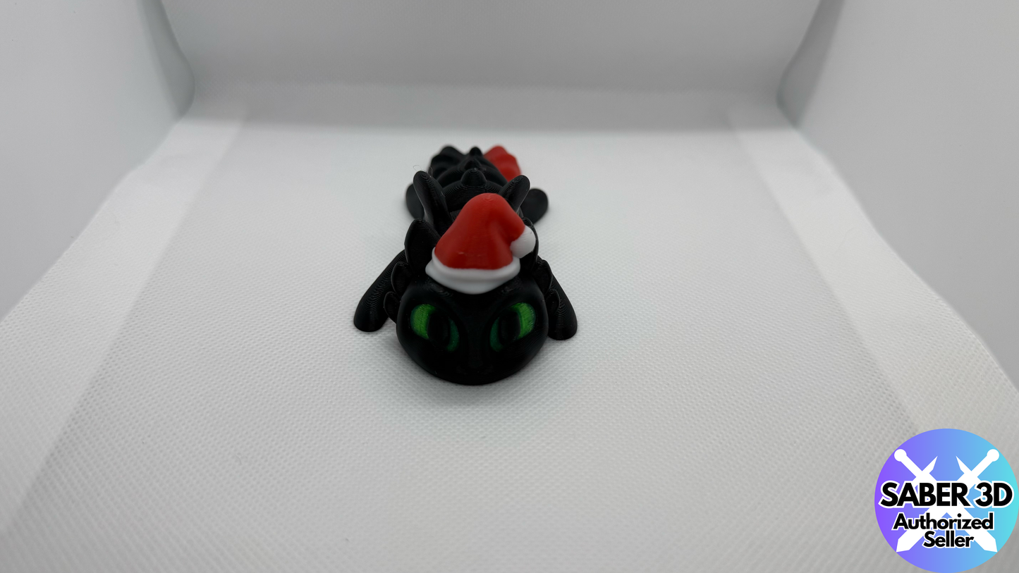 Santa's Helper Toothless and Light Fury