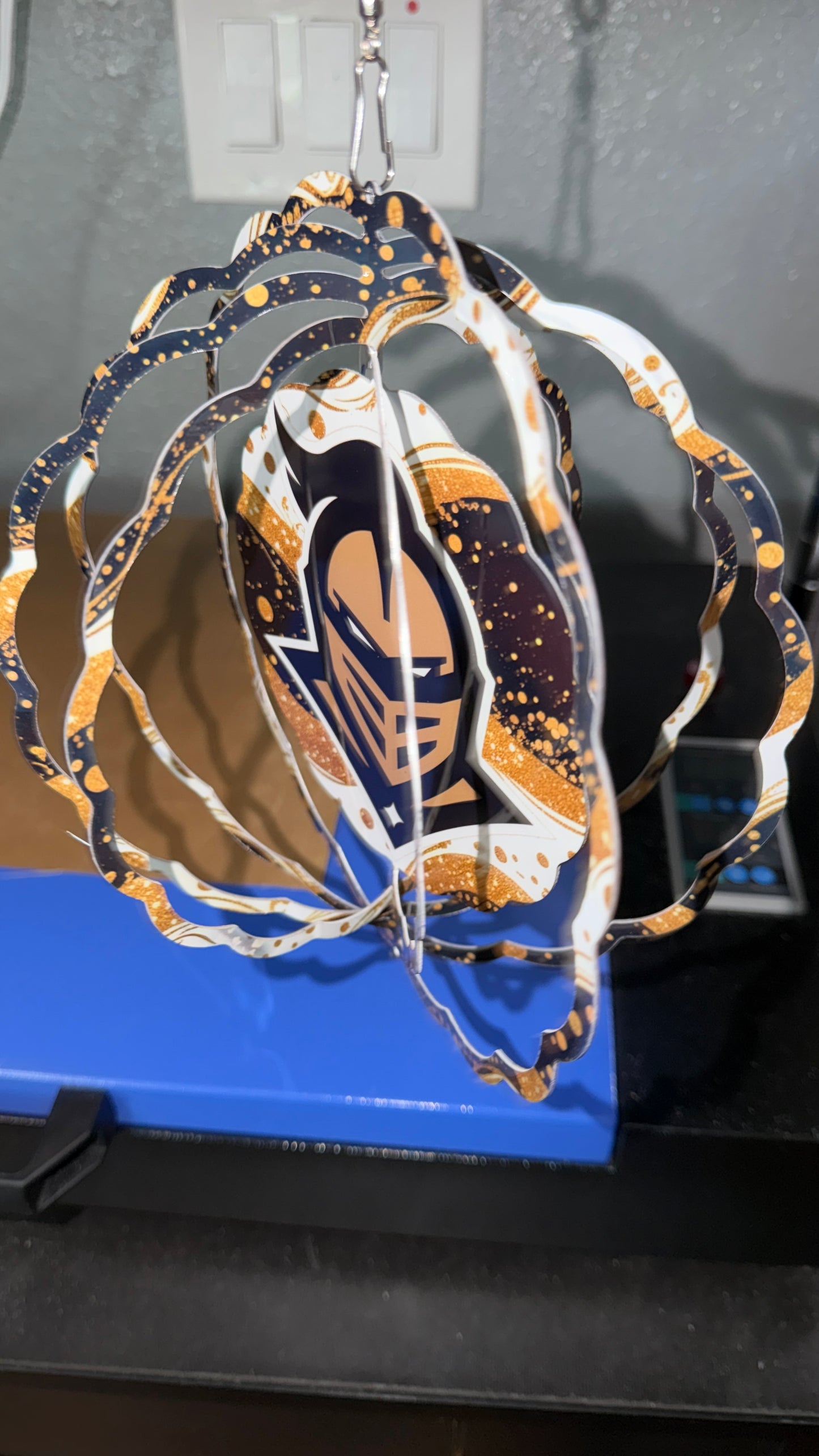 Outdoor Wind Spinner UCF University of Central Florida Knightro Theme