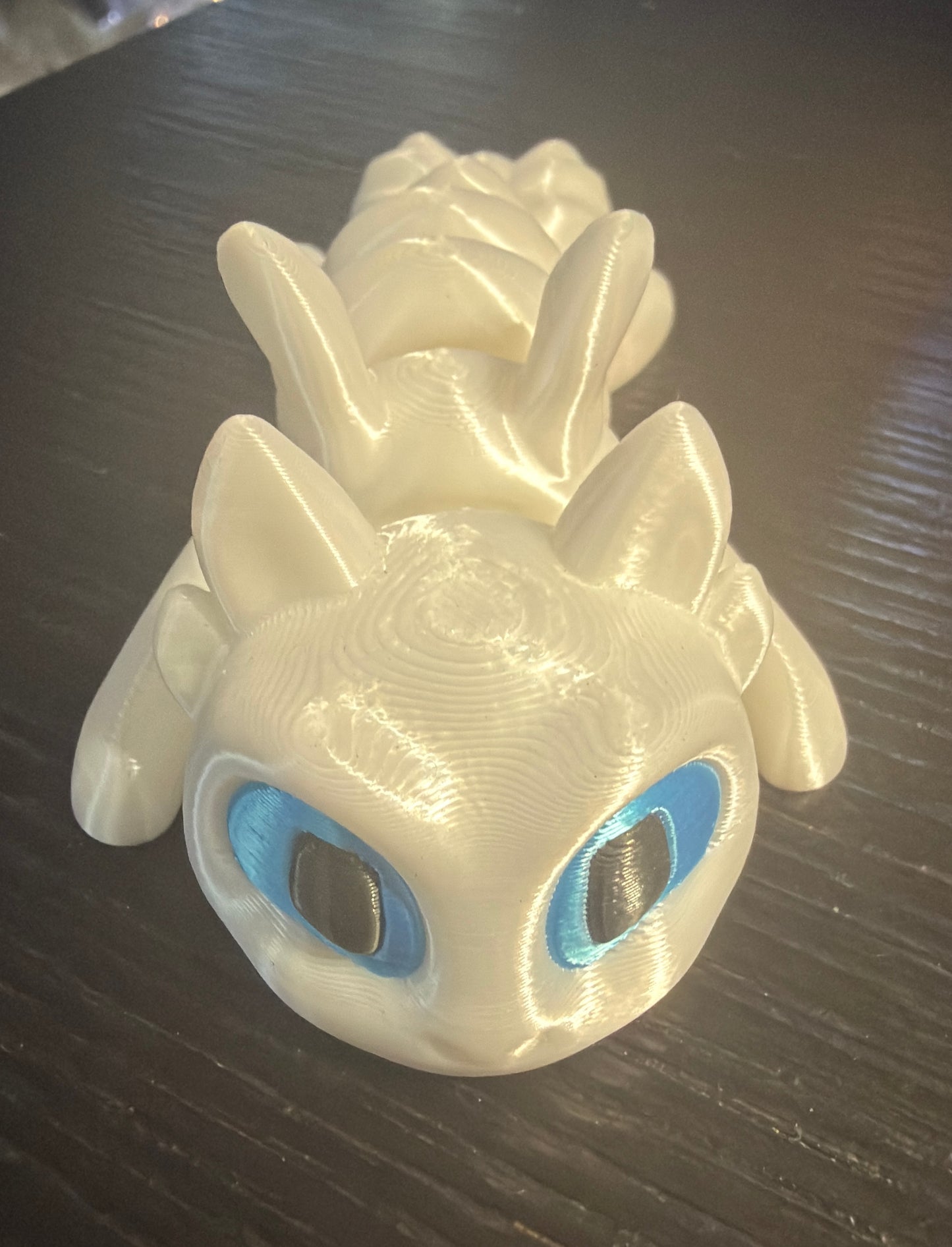 Baby Toothless and Light Fury 3D Printed