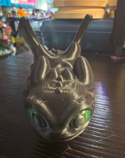 Baby Toothless and Light Fury 3D Printed