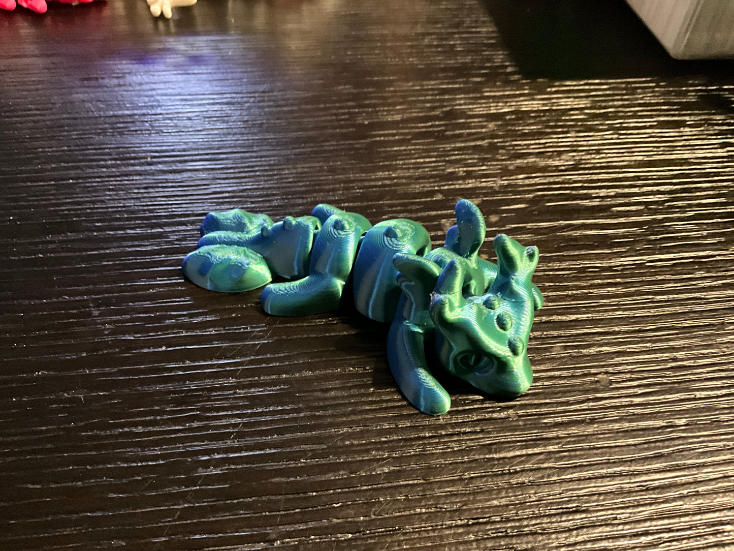 4” Micro Articulated Flexible 3D Printed Dragon (Large - 4" long)