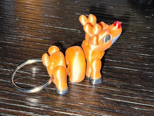 Rudolph 3D Printed Keychain