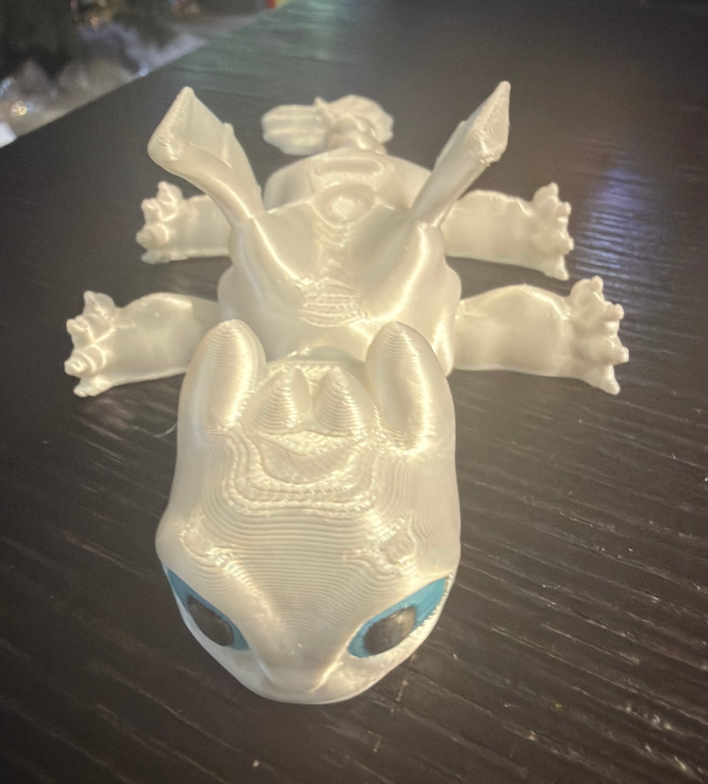 Baby Toothless and Light Fury 3D Printed