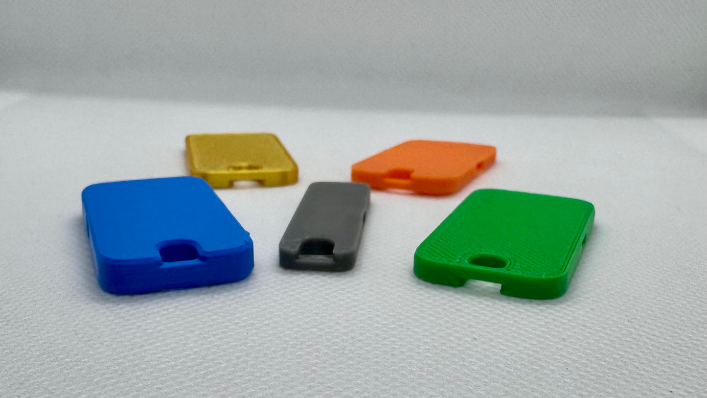 Flat 3D Printed Whistle - Set of 4