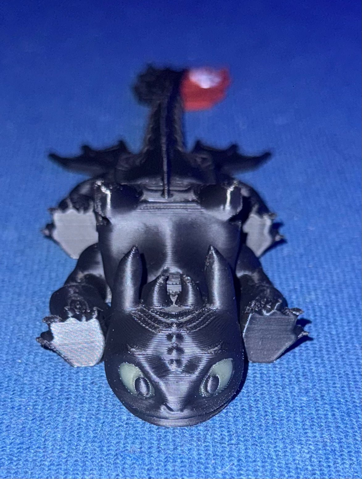 3D Printed Flexi Toothless and Light Fury
