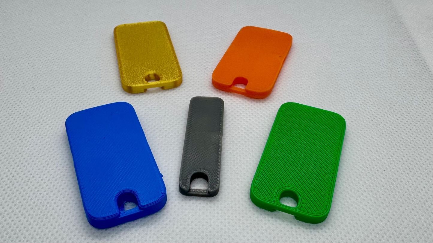 Flat 3D Printed Whistle - Set of 4