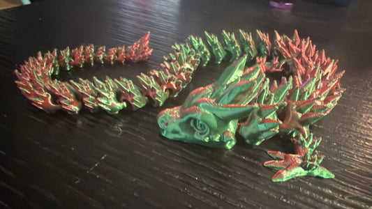 Crystal Articulated Dragon 11”