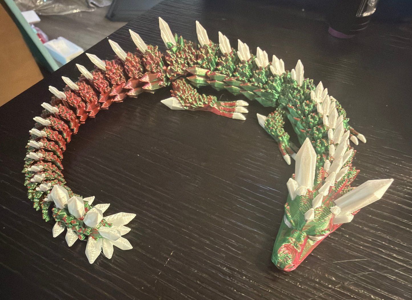 Wicked Inspired 15” Articulated Crystal Dragon