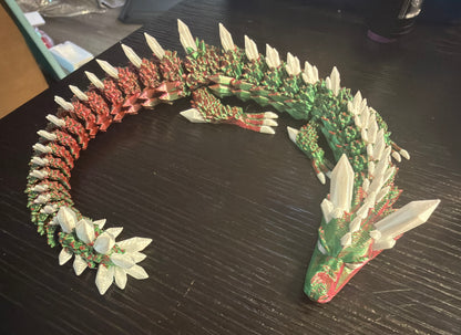 Wicked Inspired 15” Articulated Crystal Dragon