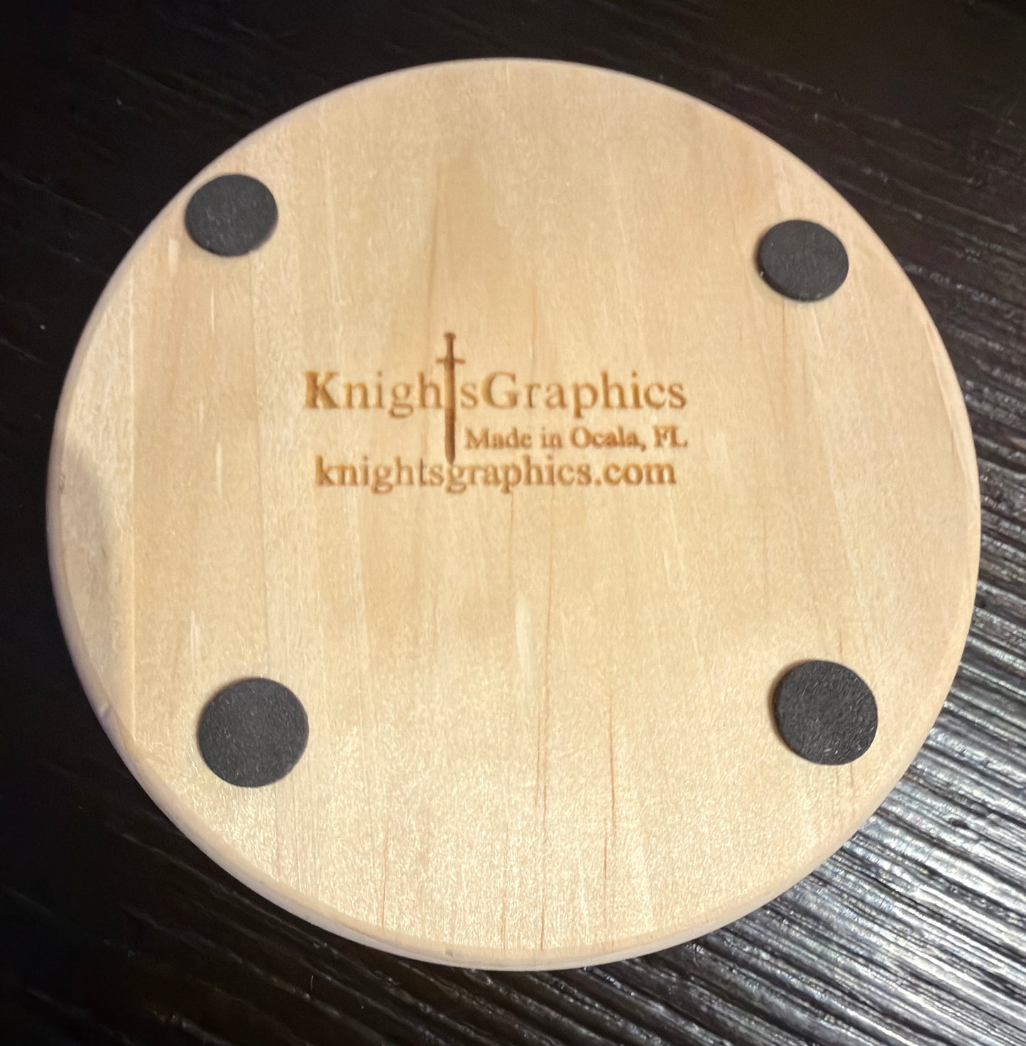 I am Inspirational Wood Laser Engraved Coaster