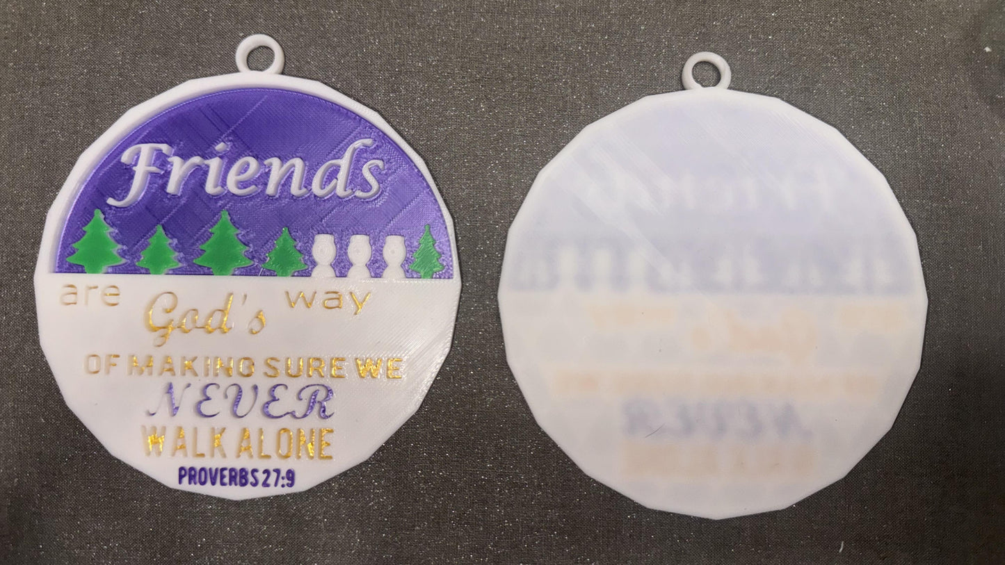 Friends Christmas Ornament