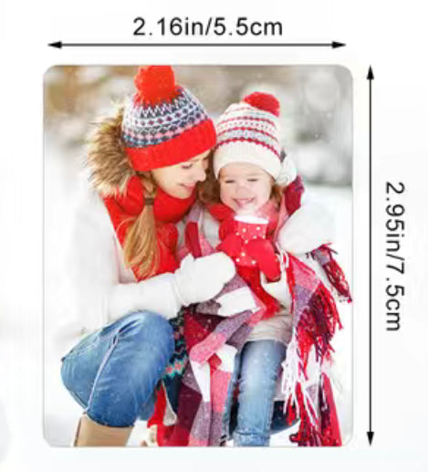 Custom Photo Magnets (Set of 10) with Your Photo / Design (Round or Rectangular)