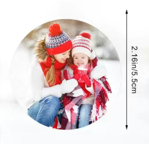 Custom Photo Magnets (Set of 10) with Your Photo / Design (Round or Rectangular)