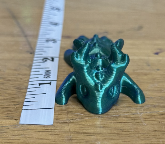3” Micro Articulated Flexible 3D Printed Dragon (Medium - 3" long)