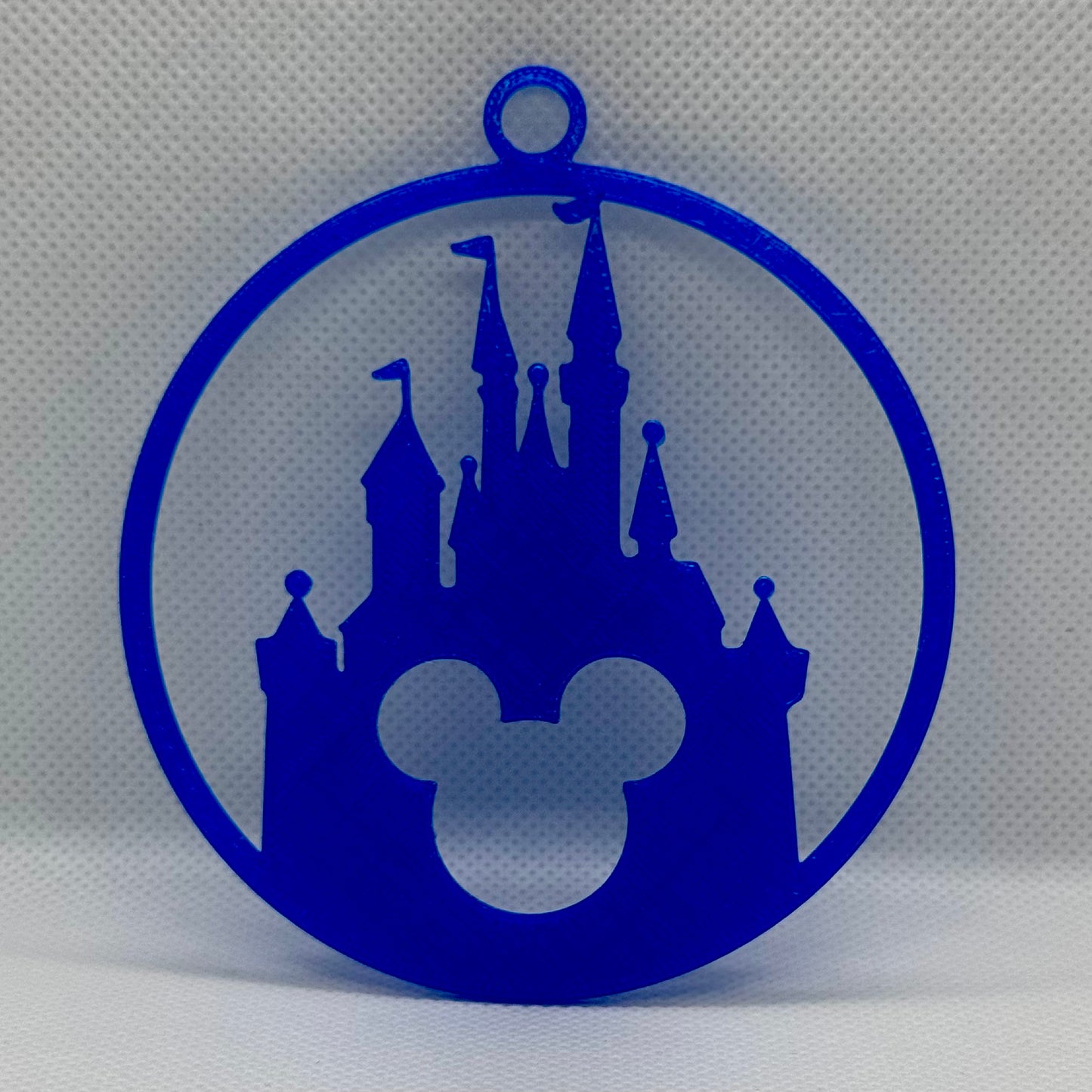 Cinderella Castle with Mickey Head Christmas Ornament