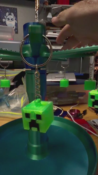 Minecraft Creeper Keychain 0.75” x 0.75”