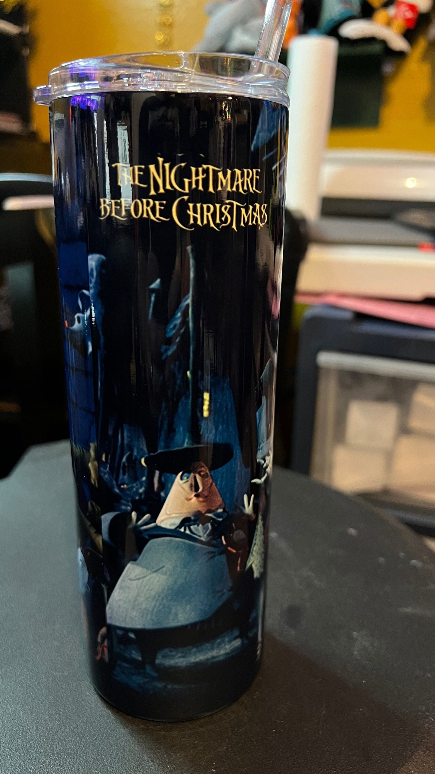 The Nightmare Before Christmas 20 oz Skinny Tumbler