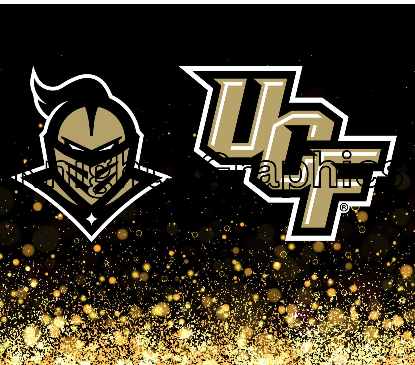 UCF Knights Knightro 20 oz Sublimation Tumbler Downloadable Design